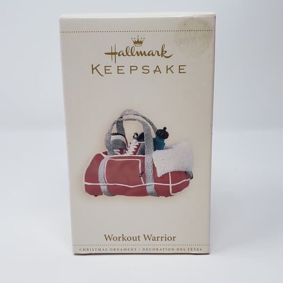 2006 Hallmark Workout Warrior Keepsake Handcrafted Holiday Christmas Ornament - Picture 1 of 10